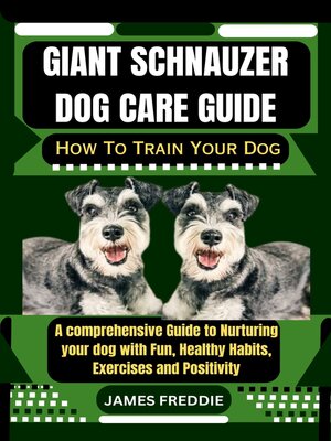 cover image of Giant Schnauzer  Dog care guide
